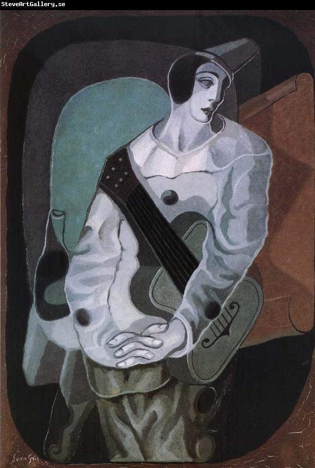 Juan Gris The clown with Guitar